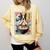 Boston Terrier Ramen Noodles Japanese Art Retro Ocean Waves Comfort Colors Sweatshirt Butter