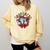 Boston Terrier Santa Claus Elf Reindeer Christmas Dog X-Mas Comfort Colors Sweatshirt Butter