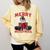 Boston Terrier Santa Claus Hat Merry Christmas Dog X-Mas Comfort Colors Sweatshirt Butter
