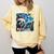 Boston Terrier Santa Starry Night Van Gogh Christmas Dog Men Women Kids Comfort Colors Sweatshirt Butter
