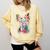 Boston Terrier Splash Comfort Colors Sweatshirt Butter