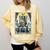 Boston Terrier Tarot Card Dog Comfort Colors Sweatshirt Butter