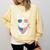Boston Terrier USA Flag Sunglasses Patriotic 4th Of July Comfort Colors Sweatshirt Butter