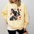 Boston Terrier Is My Valentine Cute Pet Dog Owner Valentine Comfort Colors Sweatshirt Butter