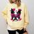 Boston Terrier Valentines Day Shirt Heart Dog Lover Comfort Colors Sweatshirt Butter