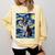 Boston Terrier Van Gogh Starry Night Comfort Colors Sweatshirt Butter