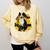 Boston Terrier s Mid-Century Modern Art s Street Grunge Comfort Colors Sweatshirt Butter
