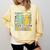 Braille Teacher Of The Visually Impaired Groovy VI Teacher Comfort Colors Sweatshirt Butter
