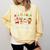 All Is Calm Xmas Kindergarten Christmas Season Teacher Comfort Colors Sweatshirt Butter