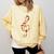 Christmas Musical Note Music Lover Teacher Sing Carols Jesus Comfort Colors Sweatshirt Butter