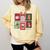 Christmas Teacher Stamps Comfort Colors Sweatshirt Butter