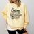 Coffee Gives Me Teacher Power Teacher Elementary Women Comfort Colors Sweatshirt Butter
