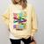 Color The World With Kindness Teacher Back To School Comfort Colors Sweatshirt Butter Color The World With Kindness Teacher Back To School Comfort Colors Sweatshirt Butter