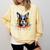 Colorful Boston Terrier Dog For Men Women Kids Comfort Colors Sweatshirt Butter