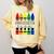 Colorful Crayon Kindergarten Team Tee For Teachers Students Men Women Kids Comfort Colors Sweatshirt Butter Colorful Crayon Kindergarten Team Tee For Teachers Students Men Women Kids Comfort Colors Sweatshirt Butter