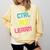 Computer Teacher Back To School Kids Ctrl Alt Learn Comfort Colors Sweatshirt Butter
