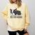 Cute Boston Terrier Boston Mama Comfort Colors Sweatshirt Butter