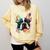 Cute Boston Terrier Puppy Dog Art Lover Unique Painting For Men Women Kids Comfort Colors Sweatshirt Butter