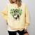 Cute Boston Terrier Shamrock St Patrick's Day Dog Lover Men Women Kids Comfort Colors Sweatshirt Butter