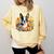 Cute Boston Terrier Spring Flower Garden Colorful Puppy Dog Comfort Colors Sweatshirt Butter