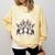 Cute Cartoon For Dog Owners Pet Team Boston Terrier Comfort Colors Sweatshirt Butter