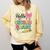 Cute Hello Second Grade Back To School Coquette Teacher Girl Comfort Colors Sweatshirt Butter Cute Hello Second Grade Back To School Coquette Teacher Girl Comfort Colors Sweatshirt Butter