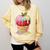Dripping Apple Ice Cream Cone Cute Teacher Appreciation Comfort Colors Sweatshirt Butter Dripping Apple Ice Cream Cone Cute Teacher Appreciation Comfort Colors Sweatshirt Butter