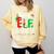Elf Squad Pre-k Teacher Christmas Child Xmas Comfort Colors Sweatshirt Butter