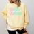 ESL Squad Teacher English As A Second Language Comfort Colors Sweatshirt Butter