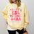 In My Esl Teacher Era Back To School ESL Teacher Groovy Comfort Colors Sweatshirt Butter
