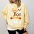 Faboolous INFANT Teacher Halloween Comfort Colors Sweatshirt Butter