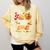 Lets Fall In Love With PE Teacher Thanksgiving Comfort Colors Sweatshirt Butter