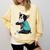 Father's Day Gift Dog Dad Boston Terrier i Love Dad Tattoo Comfort Colors Sweatshirt Butter