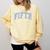 Fifth Grade Coquette Toile Blue Bow Floral Women Teacher Comfort Colors Sweatshirt Butter Fifth Grade Coquette Toile Blue Bow Floral Women Teacher Comfort Colors Sweatshirt Butter