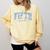 Fifth Grade Toile De Jouy Back To School Teachers Kids Comfort Colors Sweatshirt Butter