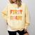 First Grade Dream Retro Team Fall Halloween Spooky Teachers Comfort Colors Sweatshirt Butter First Grade Dream Retro Team Fall Halloween Spooky Teachers Comfort Colors Sweatshirt Butter