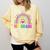 First Grade Rainbow Girls Boys Teacher Team 1st Grade Squad Comfort Colors Sweatshirt Butter First Grade Rainbow Girls Boys Teacher Team 1st Grade Squad Comfort Colors Sweatshirt Butter