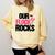 Our Flock Rocks Flamingo Mother's Day Teacher Comfort Colors Sweatshirt Butter Our Flock Rocks Flamingo Mother's Day Teacher Comfort Colors Sweatshirt Butter
