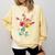 Flower American Sign Language ASL Teacher Teaching Deaf Comfort Colors Sweatshirt Butter Flower American Sign Language ASL Teacher Teaching Deaf Comfort Colors Sweatshirt Butter