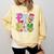 Fri-Yay Happy Friday Weekend Teacher Back To School Comfort Colors Sweatshirt Butter