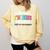Fun University Of I'm Done Class Of 2025 Teacher Retirement Comfort Colors Sweatshirt Butter