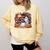 Ghost Book Reading Halloween Books Lover Teacher Comfort Colors Sweatshirt Butter