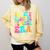 In My Glowing Teacher Era Groovy Colorful Bright Comfort Colors Sweatshirt Butter In My Glowing Teacher Era Groovy Colorful Bright Comfort Colors Sweatshirt Butter