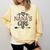 Granddaughter Nanas Girl Comfort Colors Sweatshirt Butter