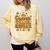 Groovy Coffee Teach Repeat Retro Teacher Comfort Colors Sweatshirt Butter
