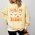 Groovy Teacher Halloween Trick Or Teach Ghost Men Women Kids Comfort Colors Sweatshirt Butter