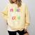 Growth Mindset Positive Back To School Teacher Student Comfort Colors Sweatshirt Butter
