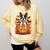 Halloween Retro Boston Terrier Comfort Colors Sweatshirt Butter