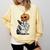 Halloween Skeleton Boston Terrier Comfort Colors Sweatshirt Butter