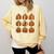 Halloween Teacher Fall Book Pumpkin Retro Reading Comfort Colors Sweatshirt Butter